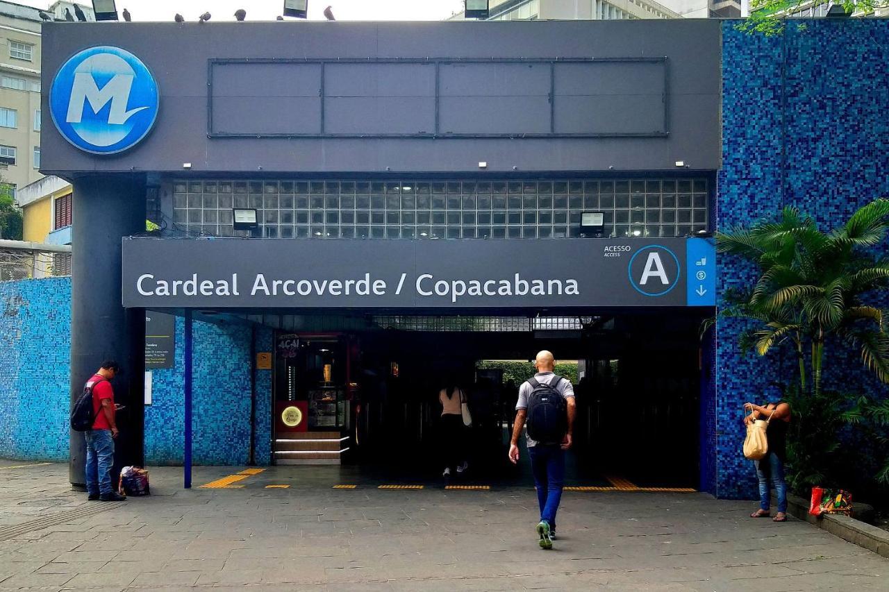 Coração de Copa - Copacabana, metrô, praia e comércio Rio de Janeiro Extérieur photo